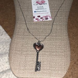 Key Necklace with matching earrings